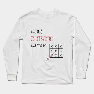 Think Outside The Box Gift Long Sleeve T-Shirt